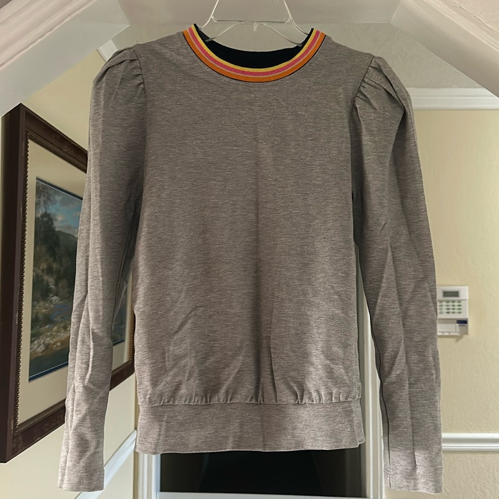 Trina Turk Rainbow Neck Sweater